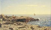 Eugen Ducker On the Seashore France oil painting artist